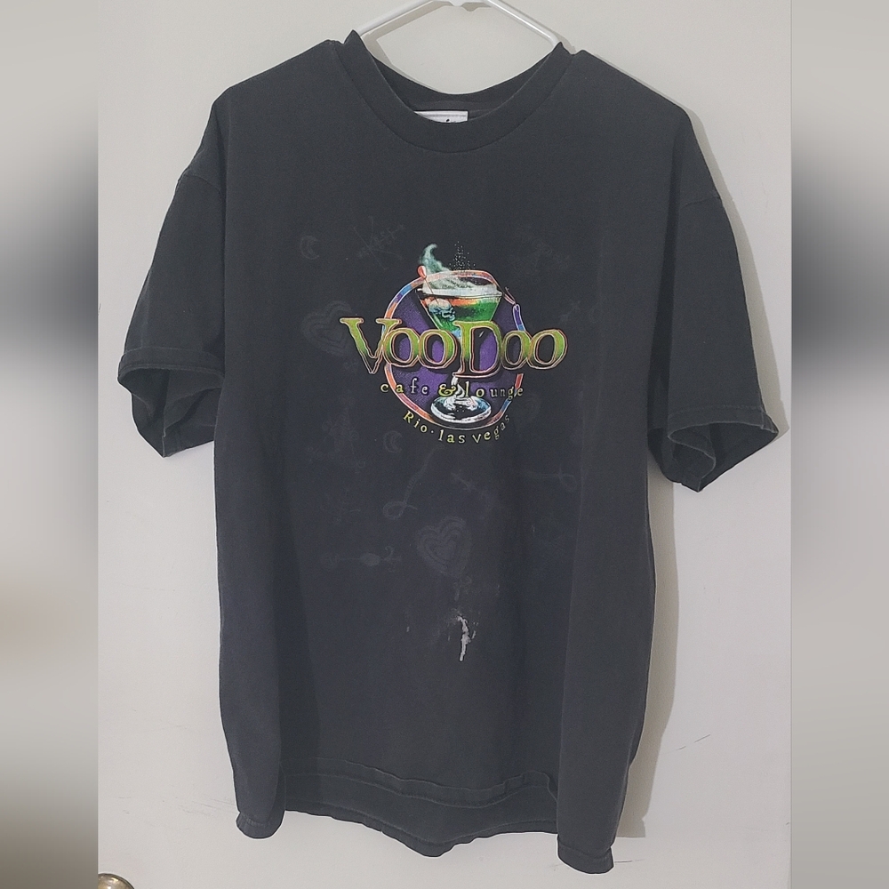 Vintage 1990s Las Vegas XL T Shirt Voodoo Cafe at the Rio Grand Casino
